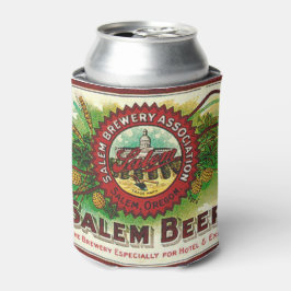 Enfriador De Latas Etiqueta de cerveza de salem vintage