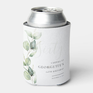 Enfriador De Latas Eucalyptus 60.ª fiesta de cumpleaños para adultos