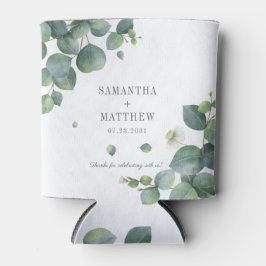 Enfriador De Latas Eucalyptus Greenery Succulent Wedding Shower