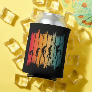 Enfriador De Latas Evolución del patinador de skateboarding