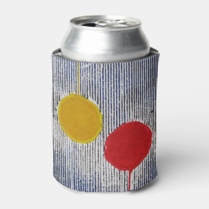 Enfriador De Latas Extracto amarillo rojo del lunar del punto de Sun
