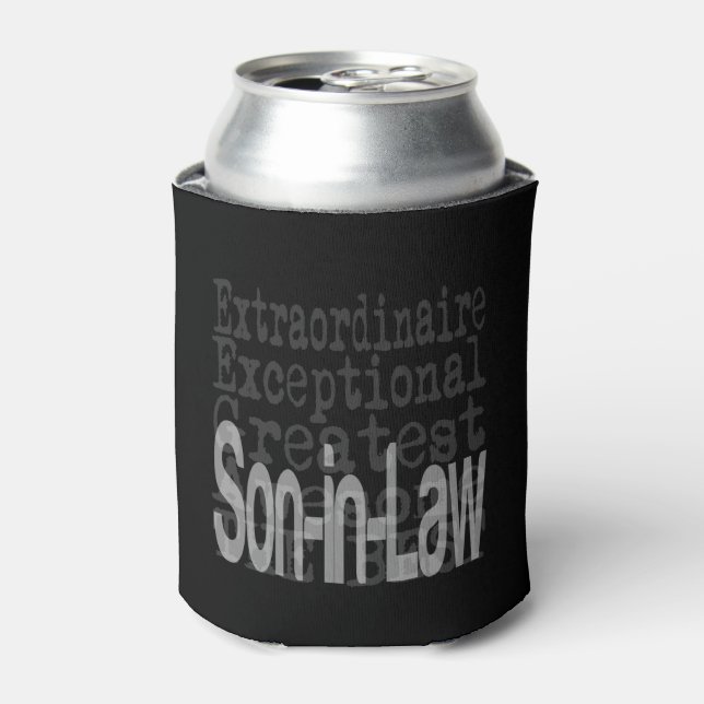 Enfriador De Latas Extraordinaria De Hijo En Derecho (Lata Anverso)