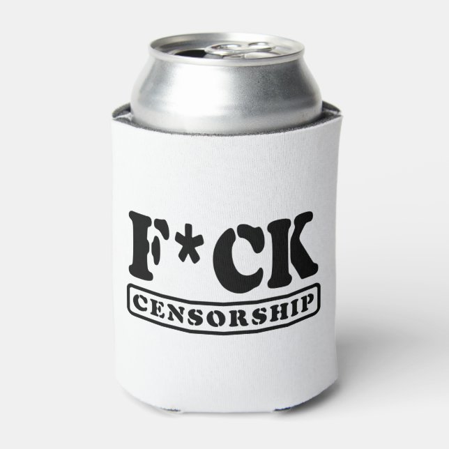 ENFRIADOR DE LATAS F*CK CENSORSHIP (Lata Anverso)