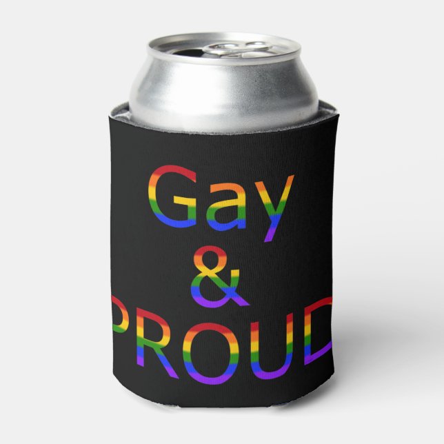 Enfriador De Latas Fallln Gay y Orgullo (Lata Anverso)