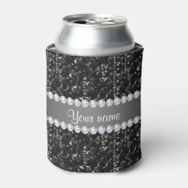 Enfriador De Latas Falsas secuelas negras y diamantes