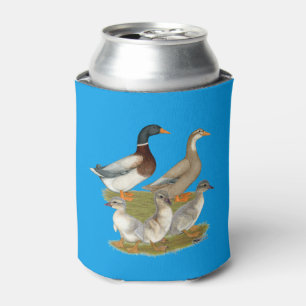 Enfriador De Latas Familia de patos de Sajonia
