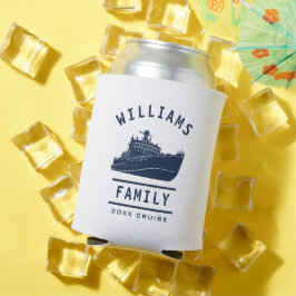 Enfriador De Latas Familia divertida Reunión vacaciones verano barco