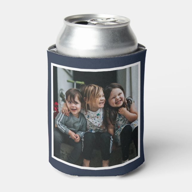 Enfriador De Latas Familia y niños 2 Foto (Lata Anverso)