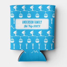 Enfriador De Latas Family Ski Vacation Souvenir