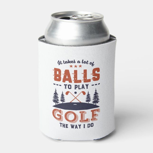 Enfriador De Latas Famoso golf para jugar al golf (Lata Anverso)