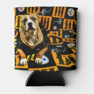 Enfriador De Latas Fanático de Pitbull Rescue Dog