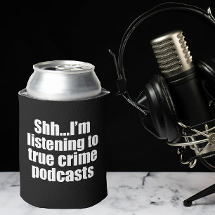 Enfriador De Latas Fanático de Podcast Crítico Negro