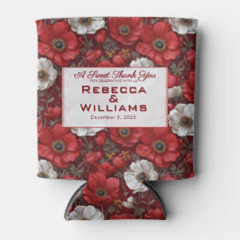 Enfriador De Latas Fancy Anemones Petal Summer Wedding