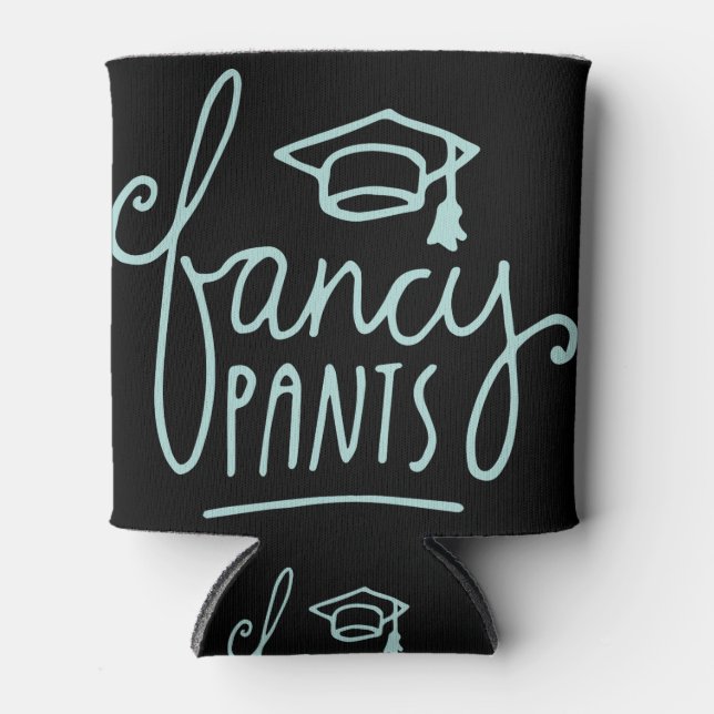 Enfriador De Latas Fancy Pants Grad Funny Grad (Anverso)