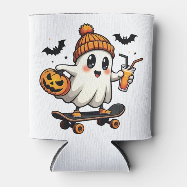 Enfriador De Latas Fantasma Halloween Skopkin Spice Fall (Anverso)