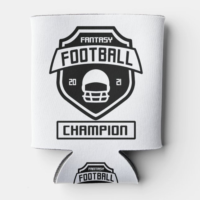 Enfriador De Latas fantasy-football-champion-2-black (Anverso)