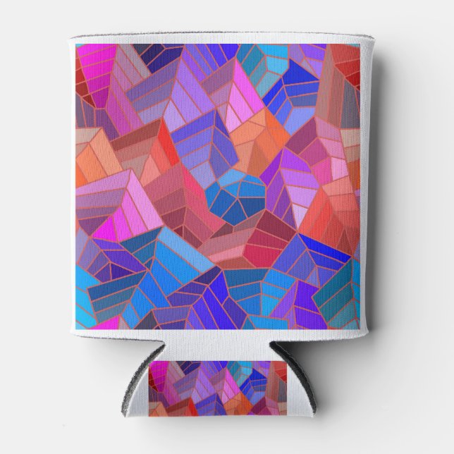 Enfriador De Latas Fantasy Mountains View from the Sky (Anverso)