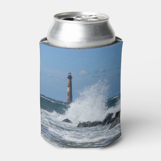 Enfriador De Latas Faro de Morris Island Splash (Lata Anverso)