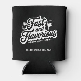 Enfriador De Latas Fast and Flavorious Funny Personalized Can Coolers