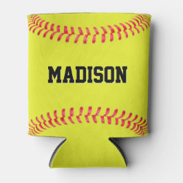 Enfriador De Latas Fastpitch Softball Player / Team Name Personalizad