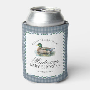 Enfriador De Latas Favor de Baby Shower de Niño con Pato Silvestre a
