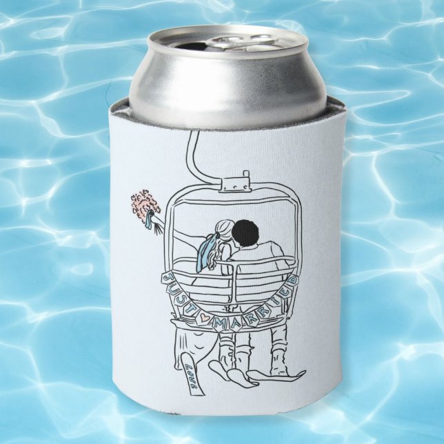 Enfriador De Latas favor de boda de esquí (Subido por el creador)