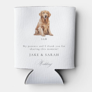 Enfriador De Latas Favor de boda divertido de mascota acuarela