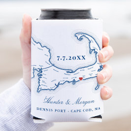 Enfriador De Latas Favor de boda en Dennis Port Cape Cod