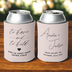 Enfriador De Latas Favor de boda Rosa Polvoriento Para tener y para s