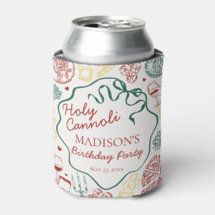 Enfriador De Latas Favor de cumpleaños de pasta italiana sagrada cann