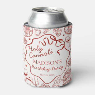 Enfriador De Latas Favor de cumpleaños de pasta italiana sagrada cann