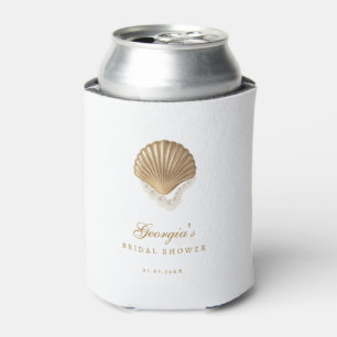 Enfriador De Latas Favor de Ducha de Novia Costero Personalizado Conc
