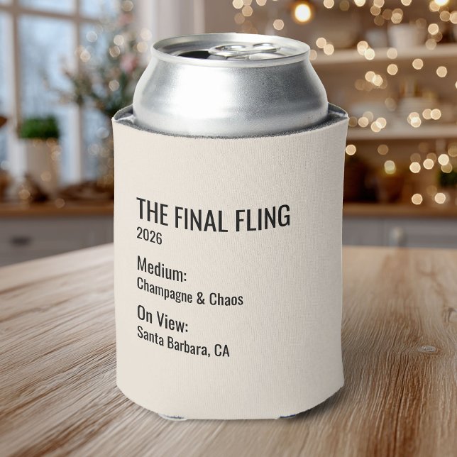 Enfriador De Latas Favor de Fiesta de Despedida de Soltera con Etique (Subido por el creador)