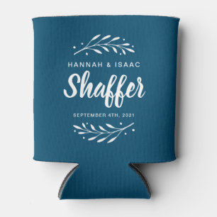 Enfriador De Latas Favor de la boda del apellido