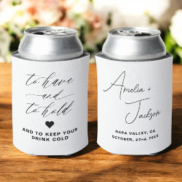 Enfriador De Latas Favor de la boda para tener y mantener