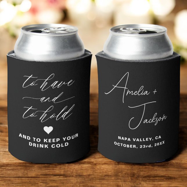 Enfriador De Latas Favor de la boda para tener y mantener (Subido por el creador)