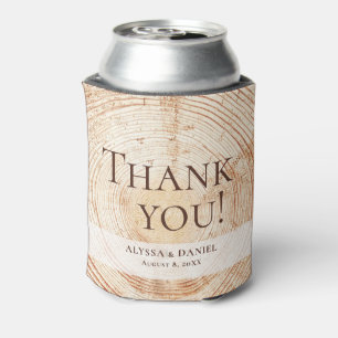 Enfriador De Latas Favor de la boda personalizada Gracias Corte de ma