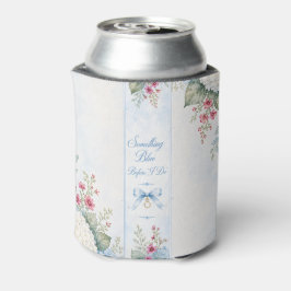 Enfriador De Latas favor de vela para ducha de novia algo azul