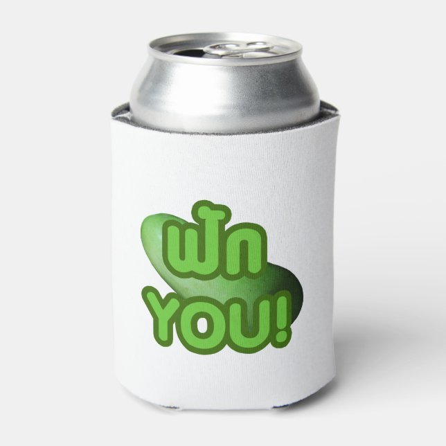 Enfriador De Latas ¡FAVOR! ... Esquash verde (Melón invernal) (Lata Anverso)