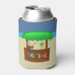 Enfriador De Latas Favor para invitados de fiesta hawaiana para niños