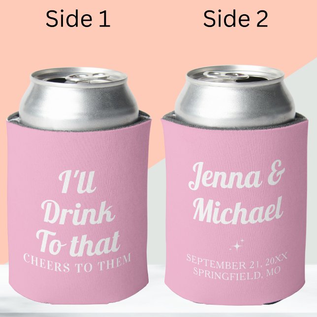 Enfriador De Latas Favoritos de fiesta personalizada de boda personal (Subido por el creador)