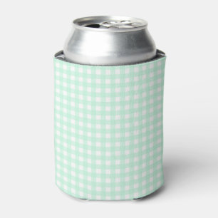 Enfriador De Latas Faye y Lauren Bright Green Gingham