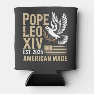 Enfriador De Latas Fe cristiana del Papa estadounidense Leo Iglesia C