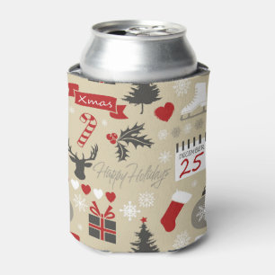 Enfriador De Latas Felices Fiestas