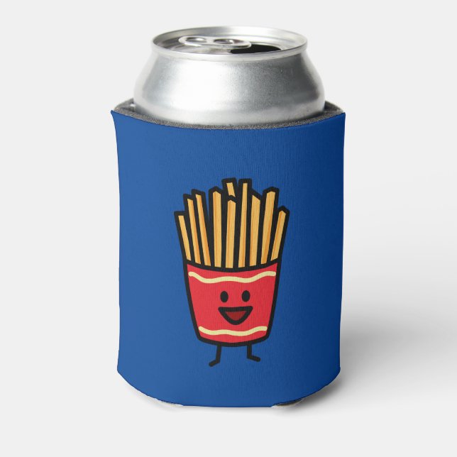 Enfriador De Latas Felices Fries Franceses (Reverso de la lata)