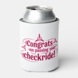 Enfriador De Latas Felicidades por pasar tu checkride!