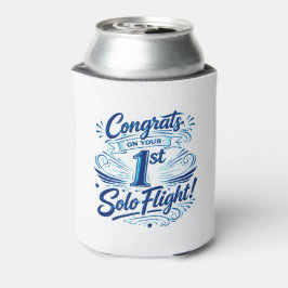 Enfriador De Latas Felicidades por tu 1er Vuelo Solo