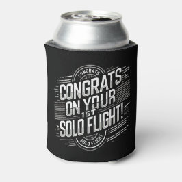 Enfriador De Latas Felicidades por tu primer vuelo solo