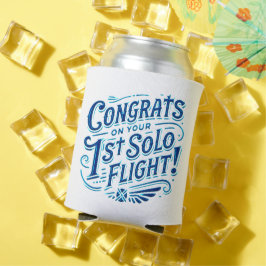 Enfriador De Latas Felicidades por tu primer vuelo solo