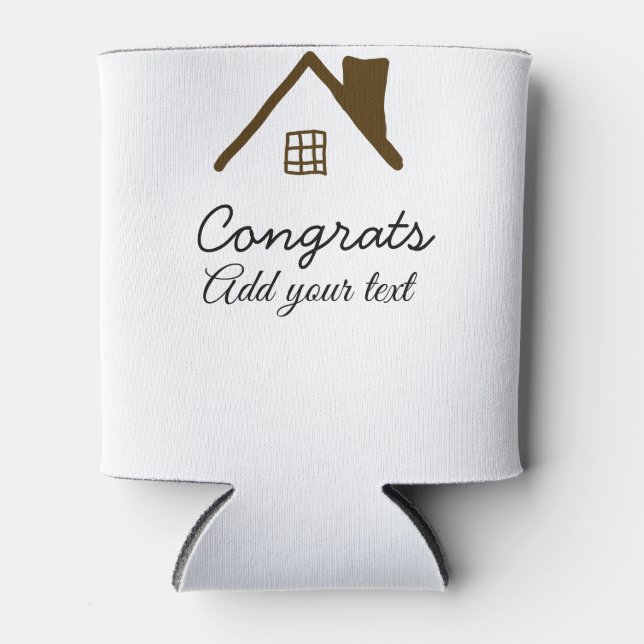 Enfriador De Latas Felicitaciones a la inauguración de nuevos inmuebl (Anverso)